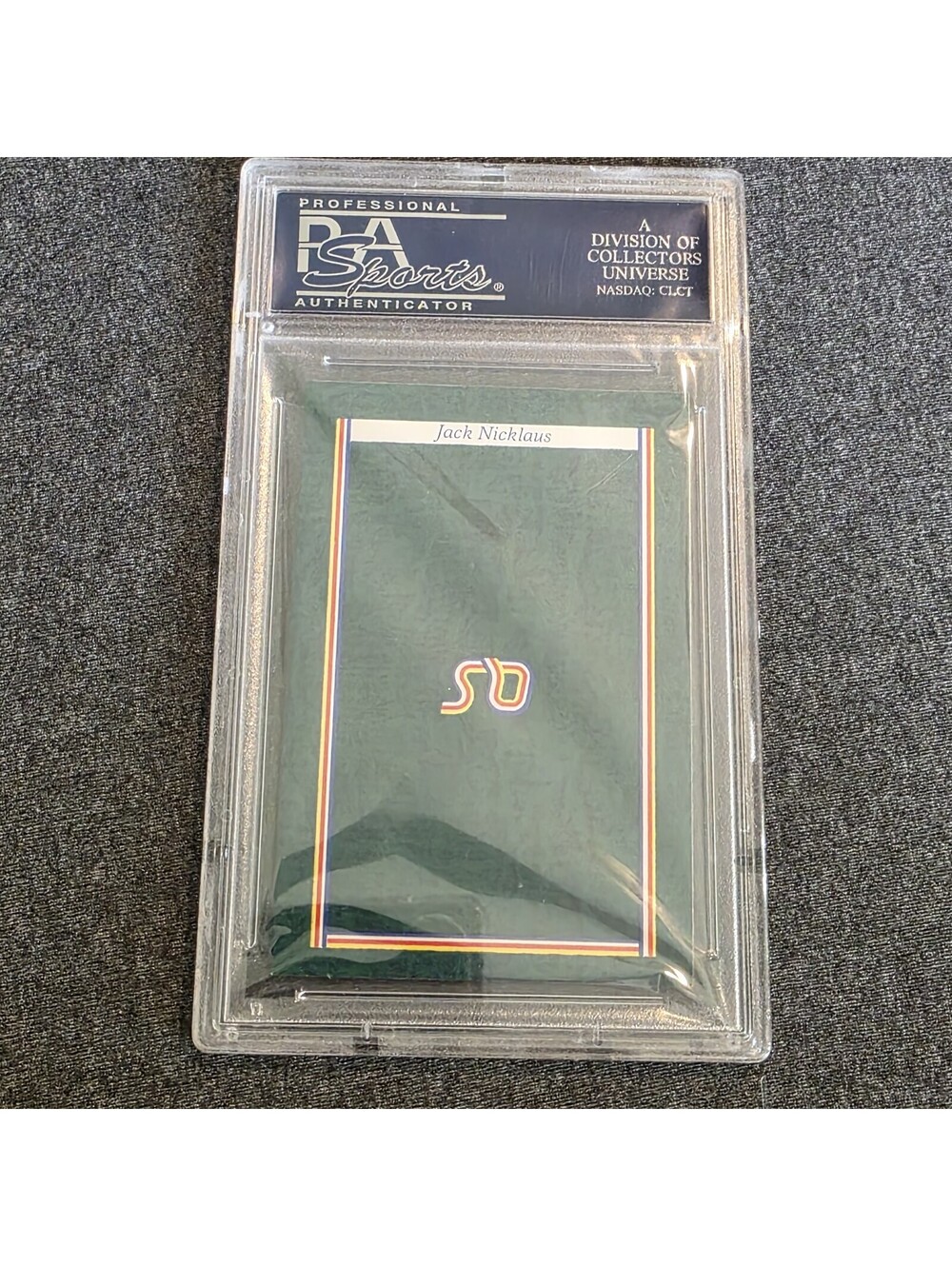 1987 A Question of Sport Jack Nicklaus UK PSA 8 Rare Golf Card - Picture 2 of 2